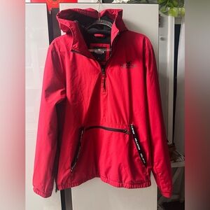 Hollister Bright Red Anorak Jacket